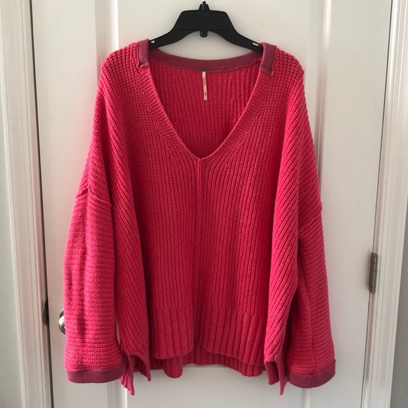 Free People Take Me Over VNeck Sweater - Picture 2 of 5
